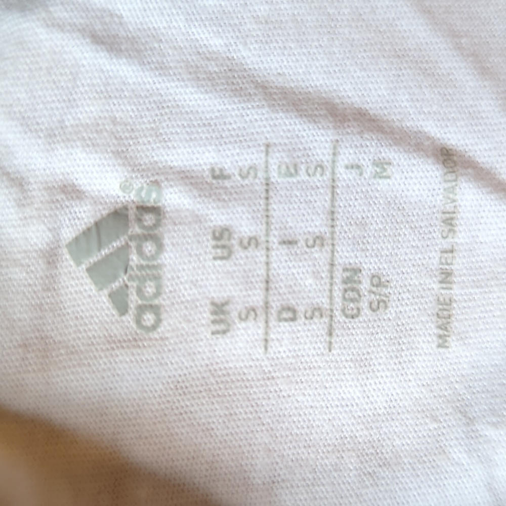 Adidas Kids 3/4 Sleeve Baseball Graphic Shirt, Size S (7) - Picture 4 of 5